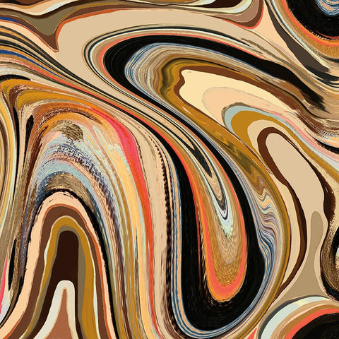 9" End of Bolt - SALE KNIT Marble KD11240 Cream  - Riley Blake Designs - Swirls - Digitally Printed Jersey KNIT Cotton Stretch Fabric