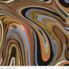 CLEARANCE 9" End of Bolt Piece - KNIT Marble KD11240 Brown - Riley Blake - Etta Vee  - Digitally Printed Jersey KNIT Cotton Stretch Fabric