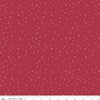 9" End of Bolt Piece - SALE Dream Scatter Love C10776 Red - Riley Blake Designs - Hearts Dots - Quilting Cotton