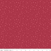 9" End of Bolt Piece - SALE Dream Scatter Love C10776 Red - Riley Blake Designs - Hearts Dots - Quilting Cotton