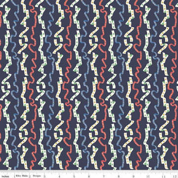 Fat Quarter End of Bolt - The Merry & Bright Collection All Wrapped Up B 04775933 - Riley Blake - Christmas - Liberty-Quilting Cotton Fabric