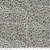 18" End of Bolt - Animal Kingdom Leopard Mini C696 Gray - Riley Blake Designs - Animal Print Spots - Quilting Cotton Fabric