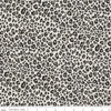 18" End of Bolt - Animal Kingdom Leopard Mini C696 Gray - Riley Blake Designs - Animal Print Spots - Quilting Cotton Fabric