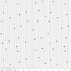 SALE Spotted Stripes C10847 Teal - Riley Blake Designs - Black Stripes on White Green Flowers - Quilting Cotton Fabric
