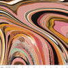 17" End of Bolt - DEAL KNIT Marble KD11240 Pink  - Riley Blake Designs - Swirls - Digitally Printed Jersey KNIT Cotton Stretch Fabric