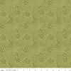 16" End of Bolt - SALE Primrose Hill Meadow C11064 Olive - Riley Blake Designs - Floral Flowers Tone-on-Tone - Quilting Cotton Fabric