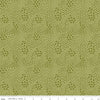 12" End of Bolt - DEAL Primrose Hill Meadow C11064 Olive - Riley Blake Designs - Floral Flowers Tone-on-Tone - Quilting Cotton Fabric