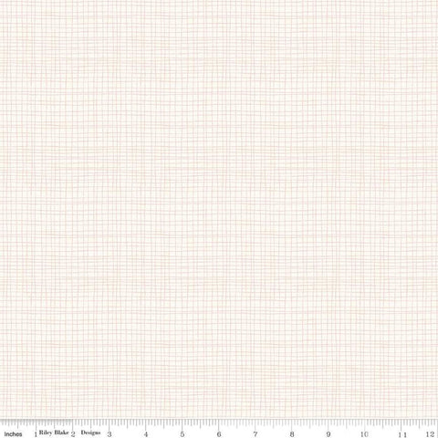 19" End of Bolt - Beneath the Western Sky Weave C11195 Cream - Riley Blake Designs - Small Irregular Grid - Quilting Cotton Fabric