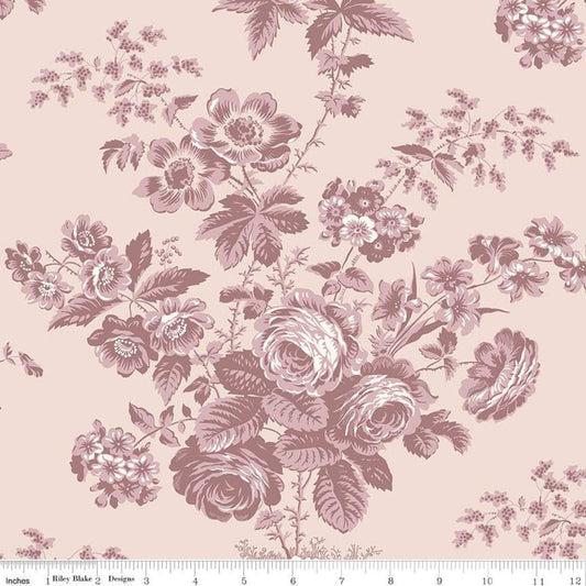 CLEARANCE 2yd 31" End of Bolt Piece - Exquisite WIDEBACK WB10709 Blush - Riley Blake Designs - 108" Pink - Quilting Cotton Fabric