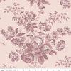 3-Yard Cut - SALE Exquisite WIDEBACK WB10709 Blush - Riley Blake Designs - 108" Floral Flowers Tonal Pink - Quilting Cotton Fabric