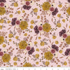 Fat Quarter End of Bolt - SALE Sonnet Dusk Main C11290 Pink - Riley Blake Designs - Floral Flowers - Quilting Cotton Fabric