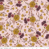 Fat Quarter End of Bolt - SALE Sonnet Dusk Main C11290 Pink - Riley Blake Designs - Floral Flowers - Quilting Cotton Fabric