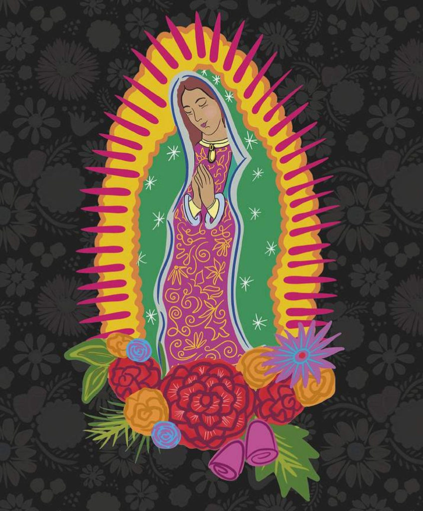 SALE Eleanor Guadalupe Panel P11717 by Riley Blake Designs - Mexico Mexican Our Lady of Guadalupe Mary - Quilting Cotton Fabric