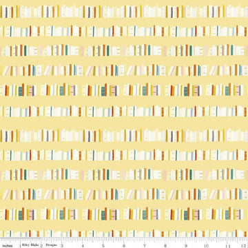 SALE The Littlest Family's Big Day Library C11495 Yellow - Riley Blake Designs - Books Emily Winfield Martin - Quilting Cotton Fabric