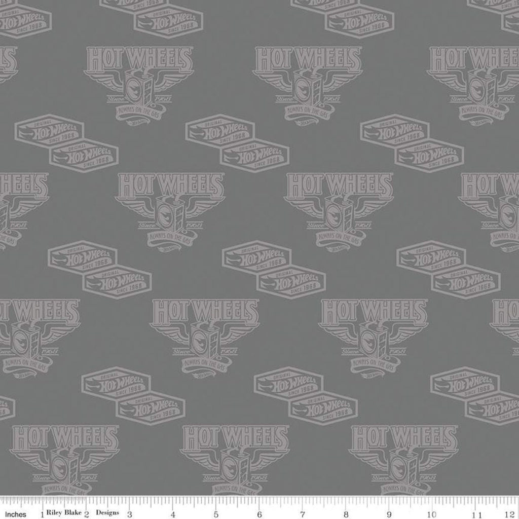 SALE Hot Wheels Classic Vintage Decals C11482 Cast Iron - Riley Blake - Vintage Cars - Quilting Cotton Fabric -  LIcensed Product