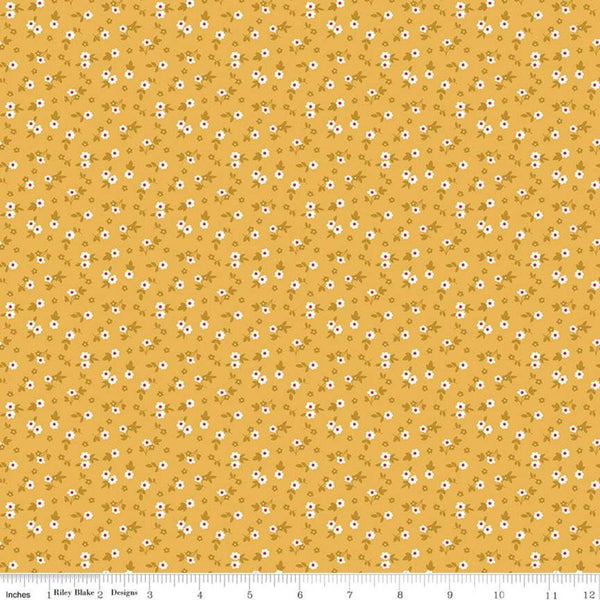 Cook Book Blossom C11763 Daisy - Riley Blake Designs - Lori Holt - Floral Flowers - Quilting Cotton Fabric