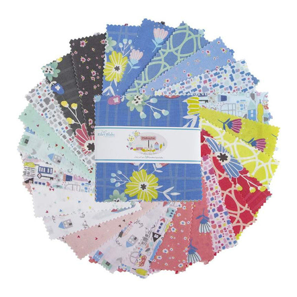 SALE Mulberry Lane Charm Pack 5" Stacker Bundle - Riley Blake Designs - 42 piece Precut Pre cut - Quilting Cotton Fabric