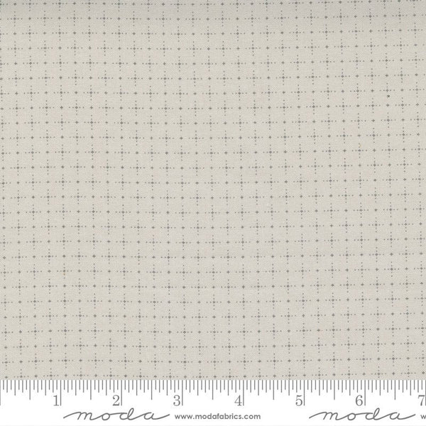 33" End of Bolt - SALE Beautiful Day Star Gazing 29136 Stone - Moda Fabrics - Geometric Grid Grey Gray - Quilting Cotton Fabric