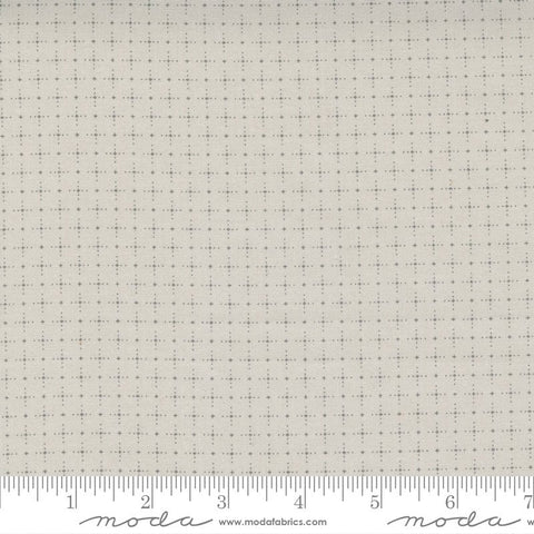 33" End of Bolt - SALE Beautiful Day Star Gazing 29136 Stone - Moda Fabrics - Geometric Grid Grey Gray - Quilting Cotton Fabric