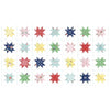 28" End of Bolt Piece - SALE Quilt Fair Scrappy Stars Cheater CH11359 White Riley Blake PRINTED Patchwork Stars Lines Quilting Cotton Fabric