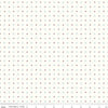 9" End of Bolt - Cook Book Cherry Turnover C11761 Cloud - Riley Blake - Lori Holt - Cherries Crosses Grid Off White  Quilting Cotton Fabric
