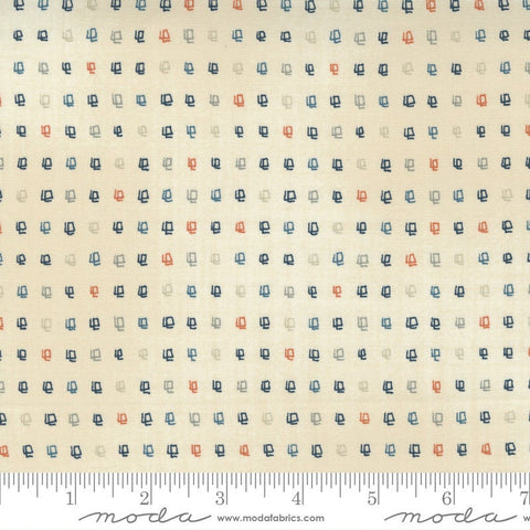 1 Yard End of Bolt - CLEARANCE Astra Satellite 16923 Milky Way - Moda  - Outer Space Geometric Natural - Quilting Cotton