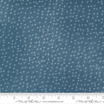 SALE 18" End of Bolt - Astra Starlet 16924 Armstrong - Moda Fabrics - Outer Space Star Stars Diagonal Stripes Blue - Quilting Cotton Fabric