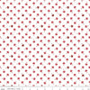 Fat Quarter End of Bolt - SALE Red Hot Umbrellas C11686 Cream - Riley Blake Designs - Umbrella - Quilting Cotton Fabric