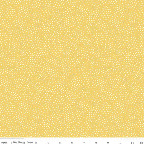 Fat Quarter End of Bolt - SALE Honey Bee Criss-Cross C11706 Daisy - Riley Blake Designs - Small Crosses Xs - Quilting Cotton Fabric