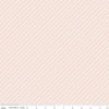 Fat Quarter End of Bolt - SALE Hibiscus Stripes Blush Pink Striped Fabric - C11546 - Riley Blake Quilting Cotton Fabric