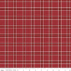 17" End of Bolt - SALE American Dream Plaid C11935 Red - Riley Blake Designs - Independence Day Patriotic - Quilting Cotton Fabric