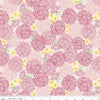 34" End of Bolt - SALE On the Wind Dandelions C11858 Blush - Riley Blake Designs - Floral Dandelion Flowers Seed - Quilting Cotton Fabric