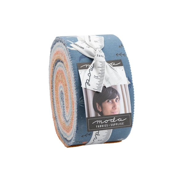 SALE Meander 2.5-Inch Jelly Roll Rolie Polie 40 pieces - 24580JR - Moda Fabrics - Precut Bundle - Horses Foxes - Quilting Cotton Fabric