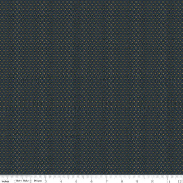 Fat Quarter End of Bolt - CLEARANCE Buttermilk Homestead Geo C11656 Midnight - Riley Blake Designs - Geometric - Quilting Cotton Fabric