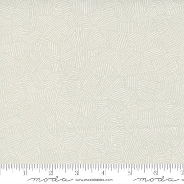 Fat Quarter End of Bolt - CLEARANCE Meander Field 24583 Cloud - Moda Fabrics - Texture Gray Grey - Quilting Cotton Fabric