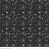 Fat Quarter End of Bolt - Celebrate with Hershey Spiderweb C11982 Black - Riley Blake - Halloween Spiders White Webs- Quilting Cotton Fabric