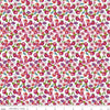 9" End of Bolt - SALE Blissful Blooms Blossoms C11913 White - Riley Blake Designs - Floral Flowers - Quilting Cotton Fabric
