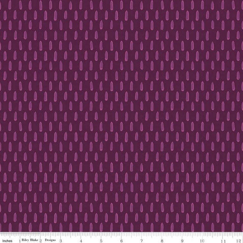 SALE Blissful Blooms Tonal C11915 Eggplant - Riley Blake Designs - Brush Strokes Tone-on-Tone - Quilting Cotton Fabric