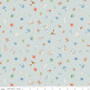 Fat Quarter End of Bolt - Little Women Gifts C11875 Dusk - Riley Blake - Louisa May Alcott Books Gloves Teapots - Quilting Cotton Fabric
