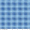 27" End of Bolt SALE Sunshine and Dewdrops PRINTED Gingham C11977 Sky - Riley Blake Designs - Blue Checks Checkered - Quilting Cotton Fabric