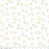 18" End of Bolt - FLANNEL Ditsy F12005 Cloud - Riley Blake Designs - Floral Flowers Off White - FLANNEL Cotton Fabric