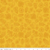 CLEARANCE 10" End of Bolt - Amor Eterno Hearts C11813 Yellow - Riley Blake - Love Dia de Muertos Tone-on-Tone Mexico -Quilting Cotton Fabric