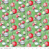 12" End of Bolt - Christmas Joys Ornaments C12251 Green - Riley Blake Designs - Pine Needles - Quilting Cotton Fabric