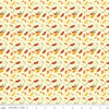 16" End of Bolt - SALE Awesome Autumn Leaves C12173 Cream by Riley Blake Designs - Fall Leaf - Quilting Cotton Fabric