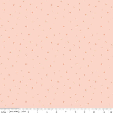 20" End of Bolt - SALE Little Things Confetti C12154 Blush - Riley Blake Designs - Children's Shapes Dots Stars - Quilting Cotton Fabric