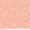16" End of Bolt - SALE Emma Shadow Garden C12214 Peach - Riley Blake Designs - Floral Flowers Vines Butterflies - Quilting Cotton Fabric
