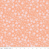 16" End of Bolt - SALE Emma Shadow Garden C12214 Peach - Riley Blake Designs - Floral Flowers Vines Butterflies - Quilting Cotton Fabric