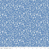28" End of Bolt - Riviera Collection A Sealife B 01666455B - Riley Blake - Boat Flower Fish Blue - Liberty Fabrics  - Quilting Cotton Fabric
