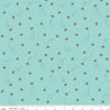 10" End of Bolt - SALE Daisy Fields Bees SC12485 Scuba SPARKLE - Riley Blake - Antique Gold SPARKLE - Quilting Cotton Fabric