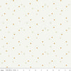 12" End of Bolt Piece Daisy Fields Scattered SC12488 Sand Dollar SPARKLE Riley Blake Hexagons Antique Gold SPARKLE Quilting Cotton Fabric